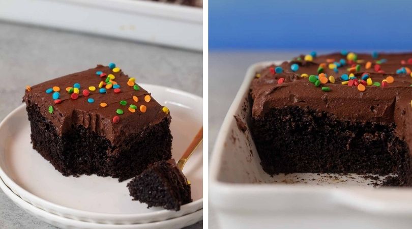 Best Chocolate Sheet Cake Recipe - Diary of A Recipe Collector