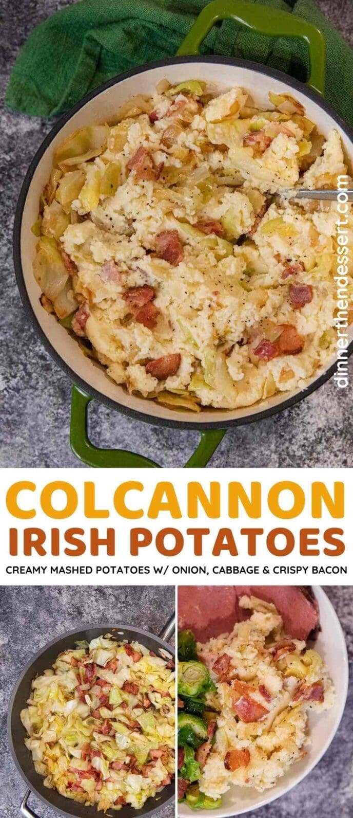 Colcannon Irish Potatoes collage