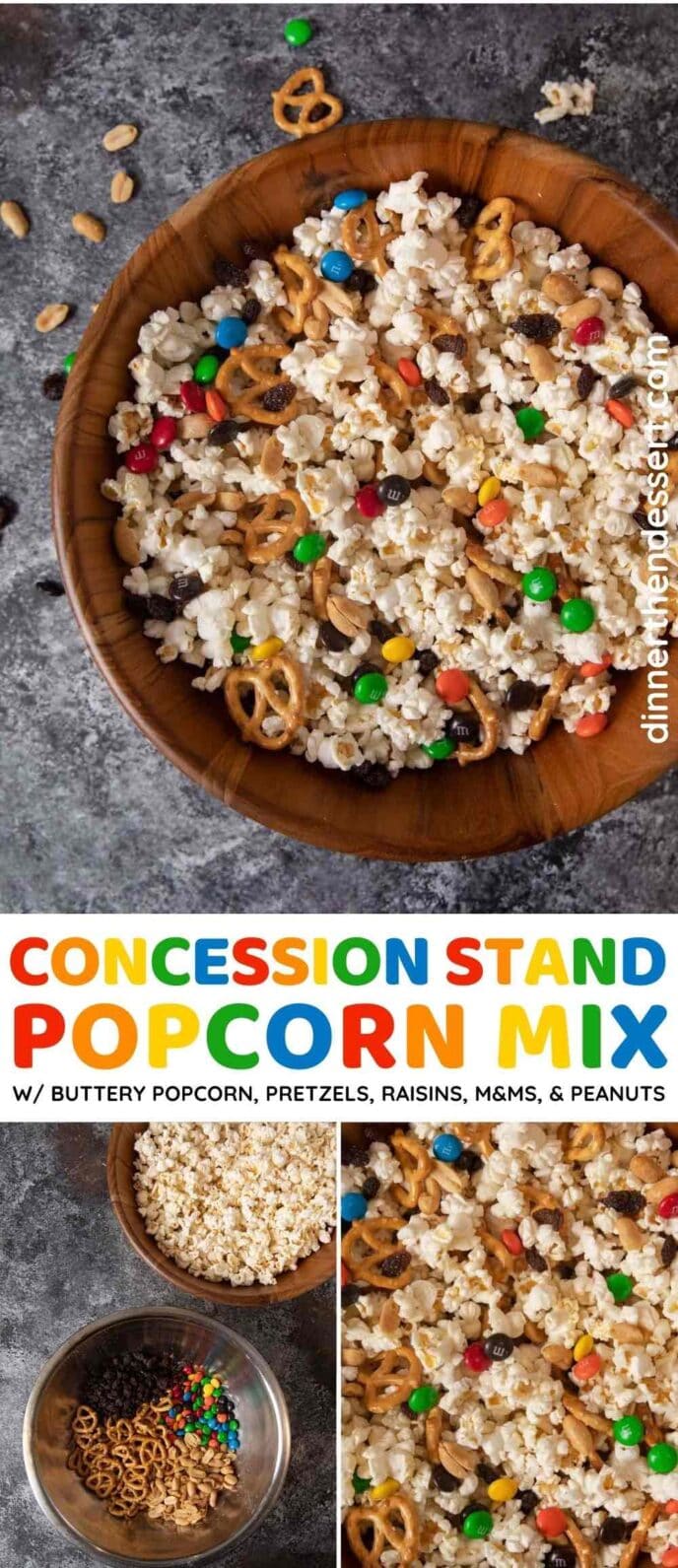 Concession Stand Popcorn Mix collage
