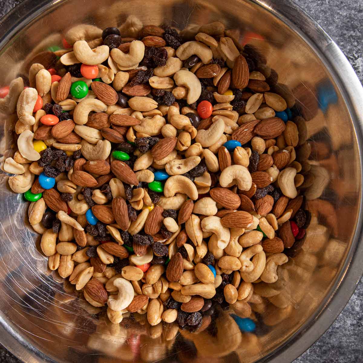 Wholesale Chocolate Trail Mix made with nuts.
