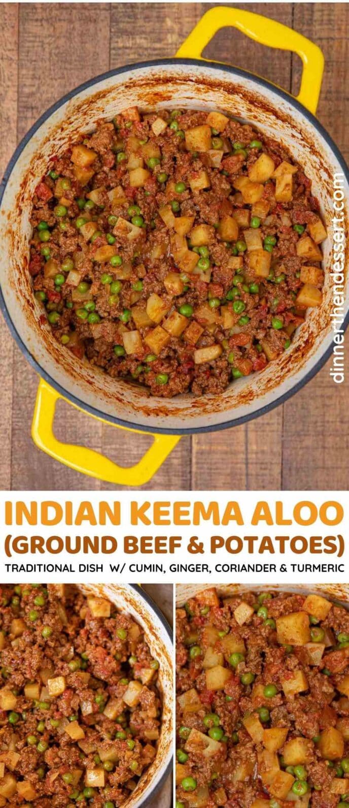 Indian Keema Aloo collage