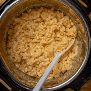 Finished pasta in the instant pot