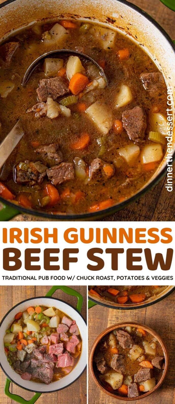 Irish Guinness Beef Stew collage