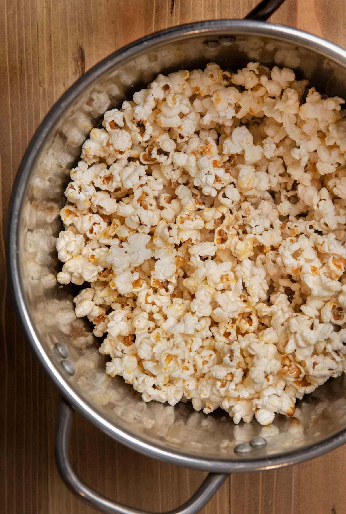 Kettle Corn in metal pot