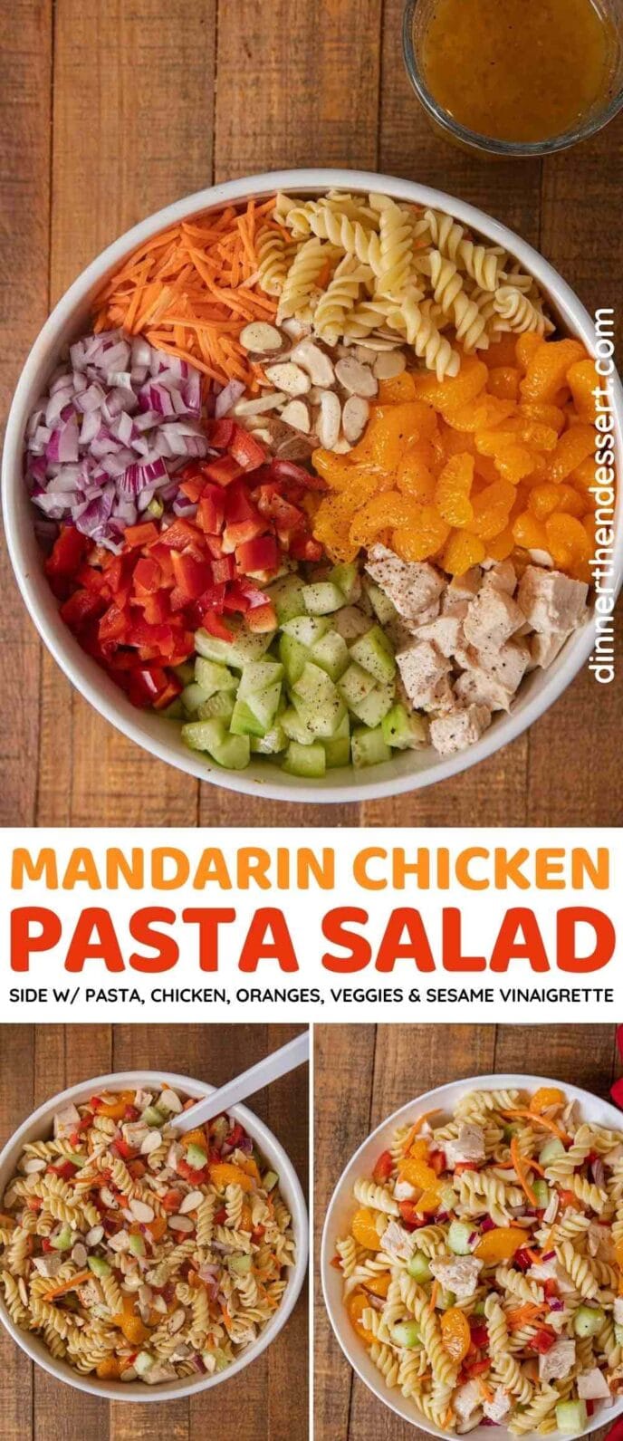 Mandarin Chicken Pasta Salad 