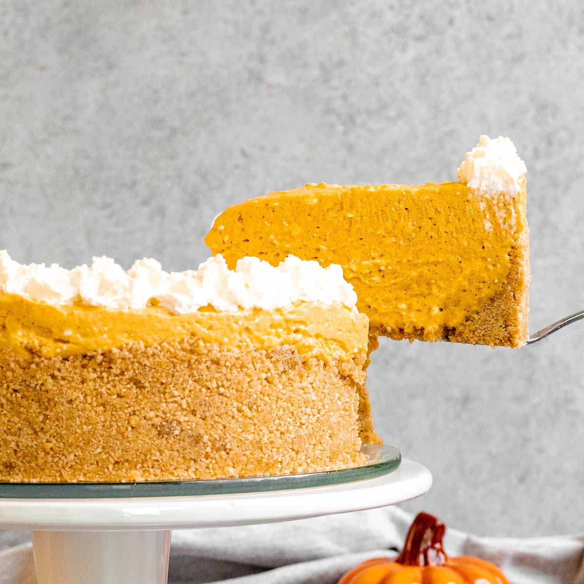 No-Bake Pumpkin Cheesecake