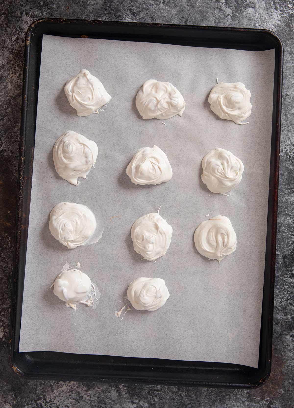 Polar Bear Claws on baking sheet