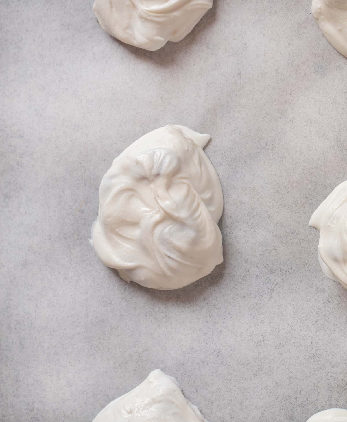 close-up of Polar Bear Claws on baking sheet