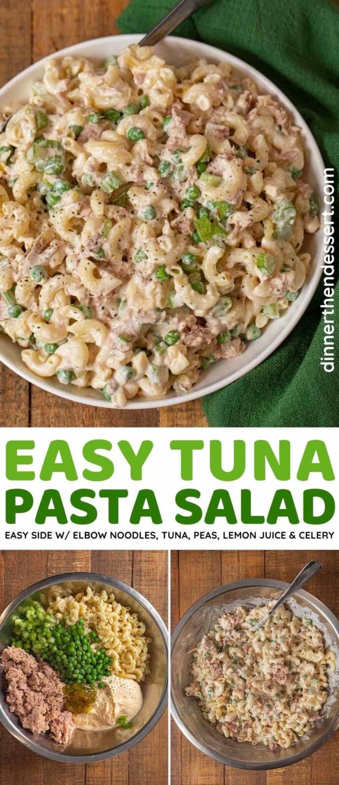 Tuna Pasta Salad collage