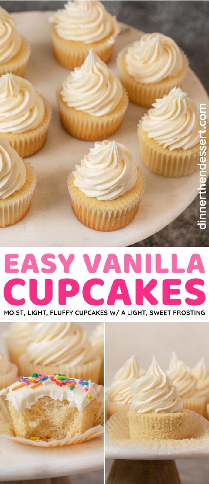 Vanilla cupcakes recipe