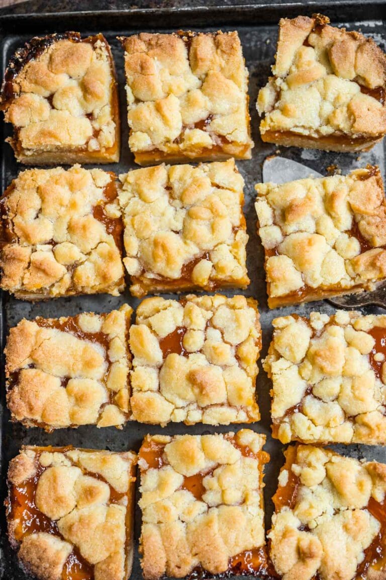Apricot Shortbread Bars Recipe Dinner, then Dessert