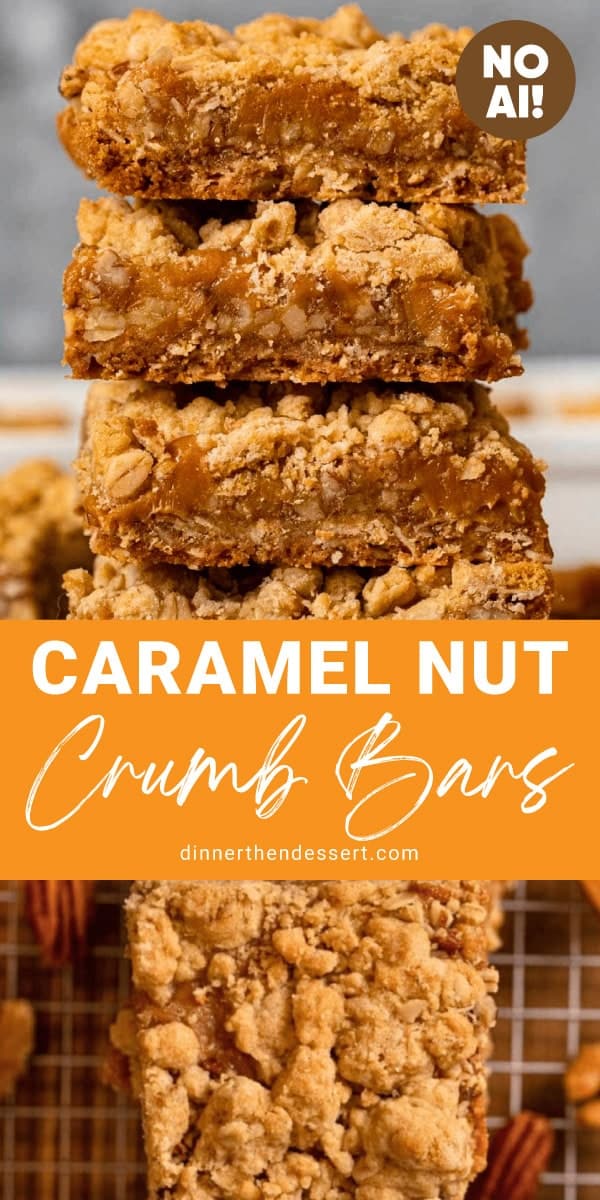 Collage of sliced crumb bars