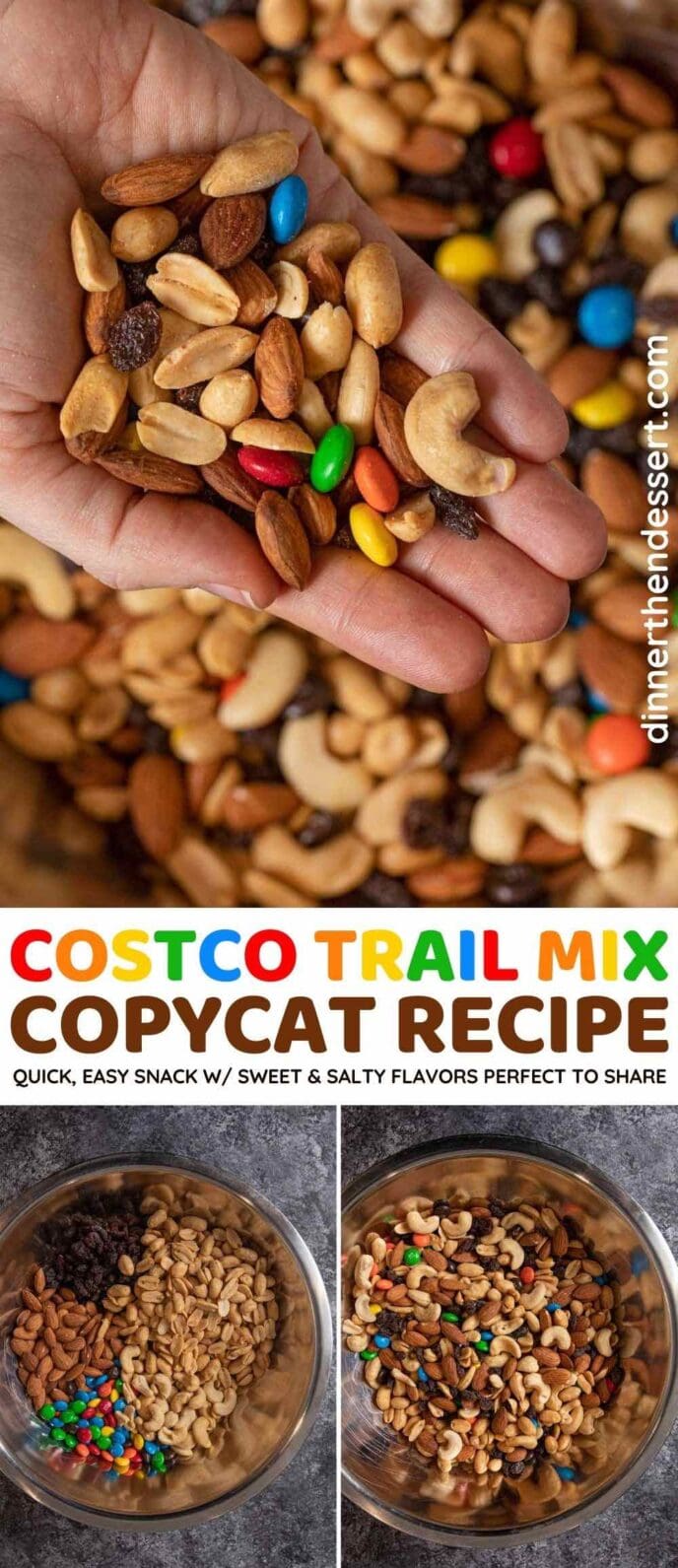 Costco Trail Mix collage
