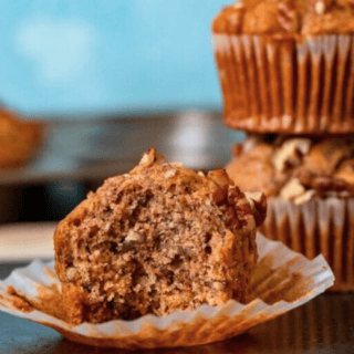 muffin with bite taken with more in background