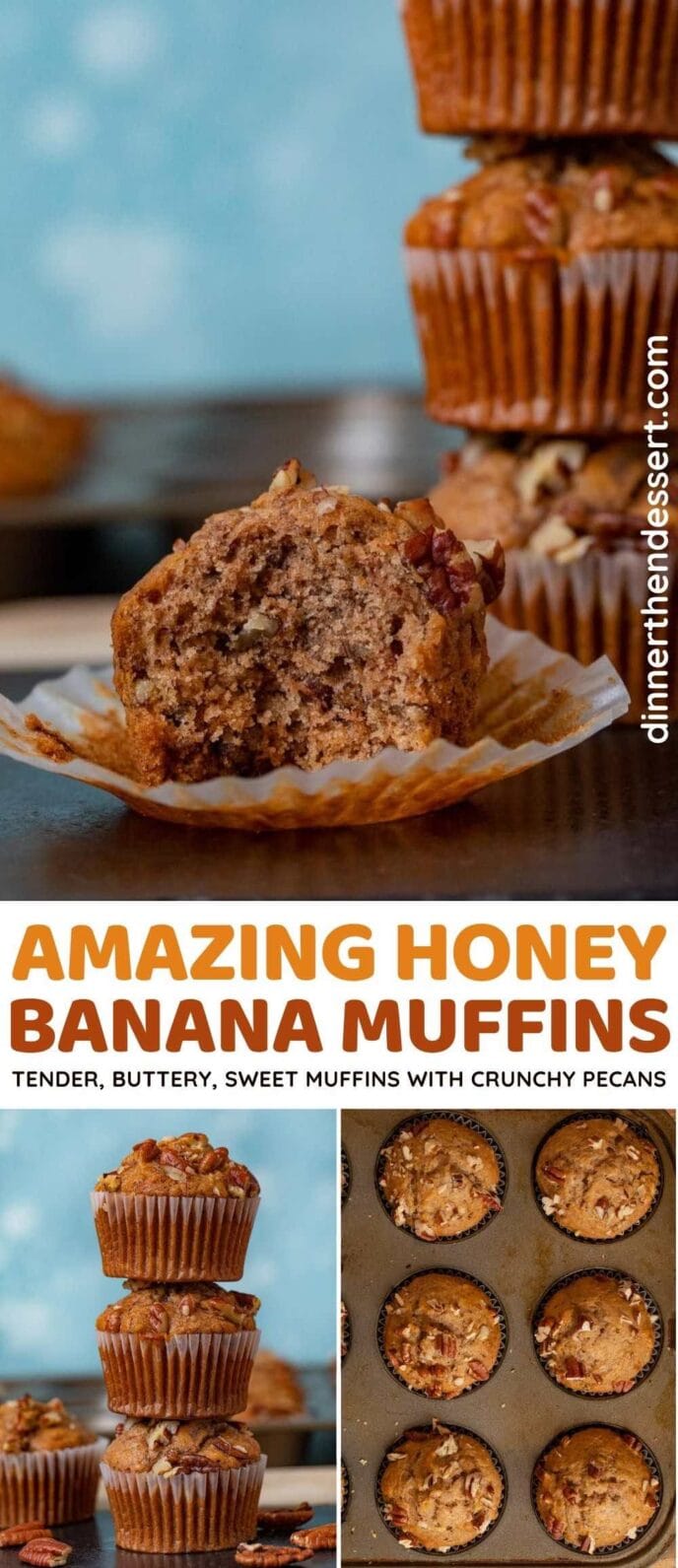 Honey Banana Muffins