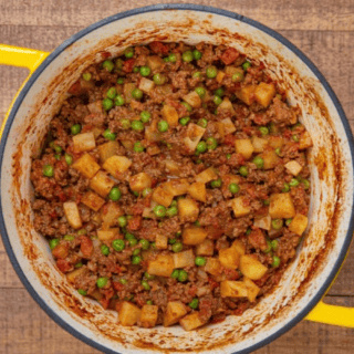 indian dish in yellow pot