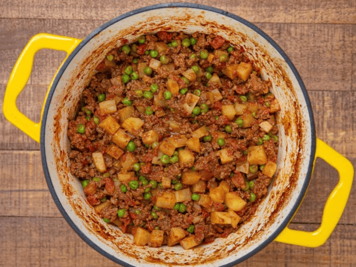 indian dish in yellow pot
