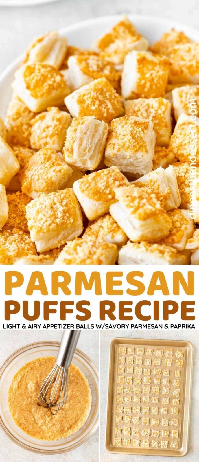 Parmesan Puffs Collage