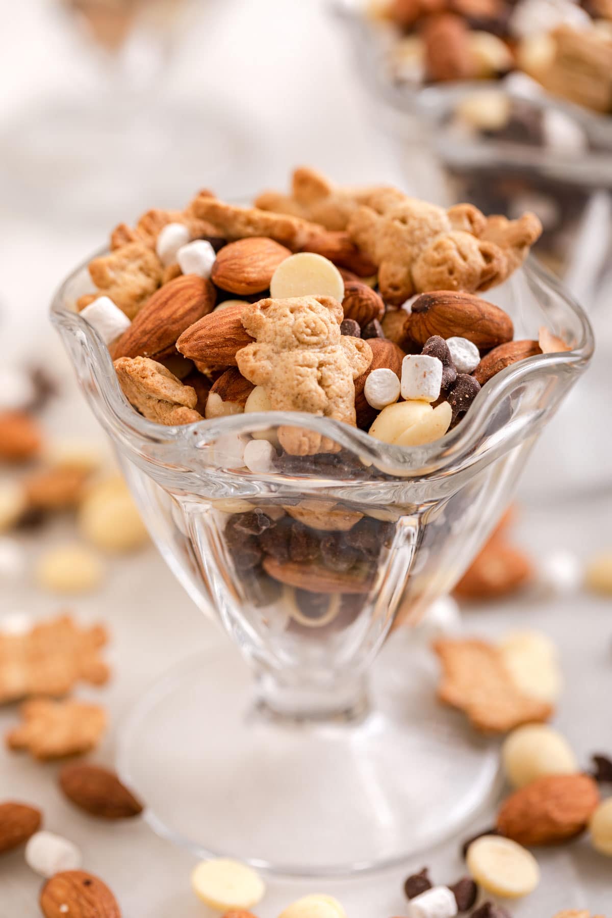 Rocky Road Trail Mix in serving bowl