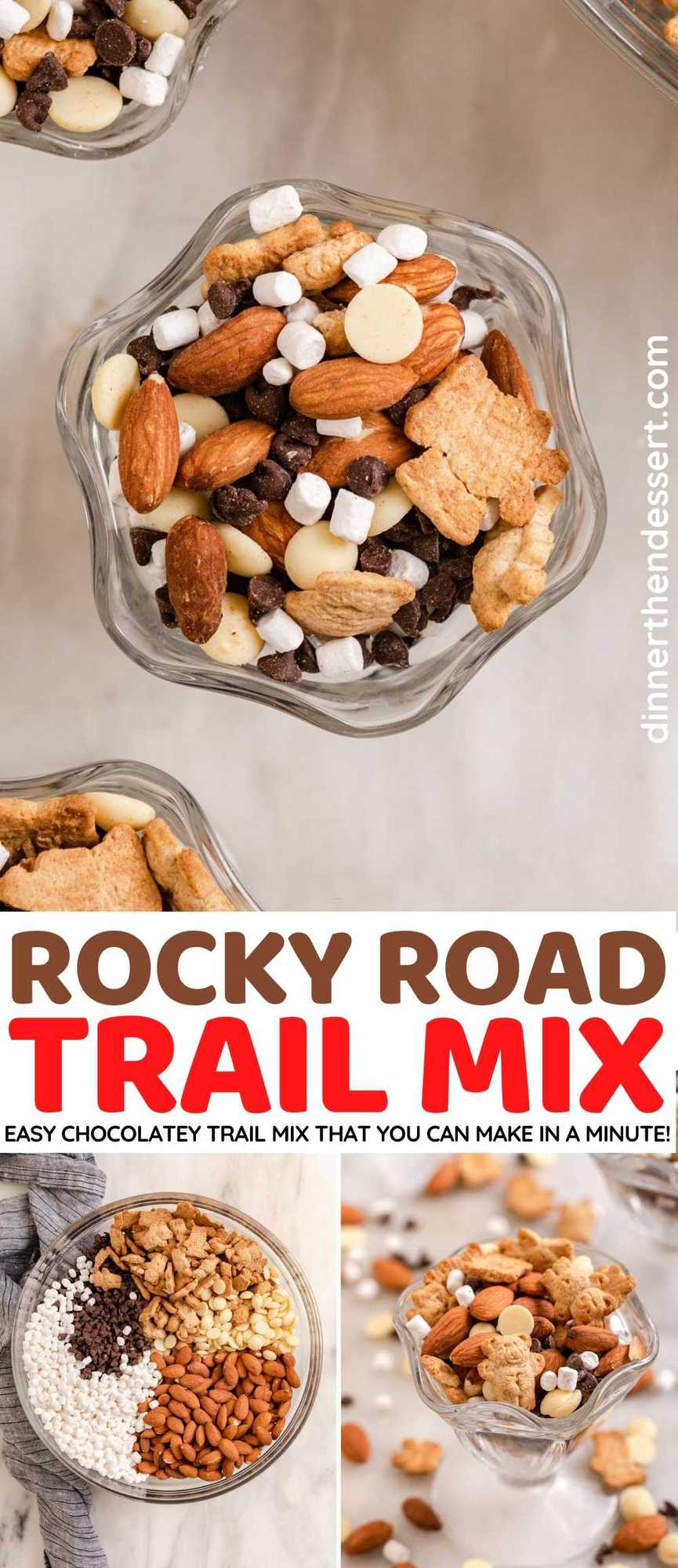 M&M Rocky Road Trail Mix Recipe - The Black Peppercorn