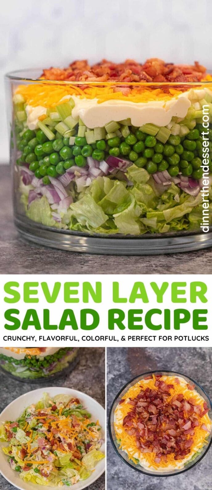 Seven Layer Salad collage