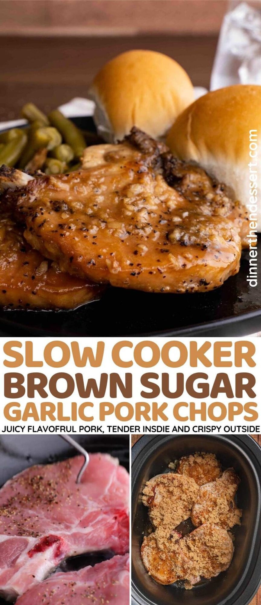 Slow Cooker Brown Sugar Garlic Pork Chops Recipe [+VIDEO] Dinner