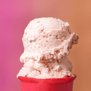 Dessert on a cone