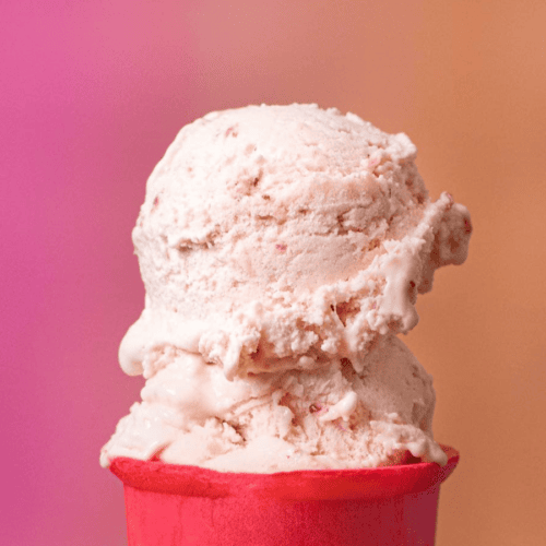 Dessert on a cone