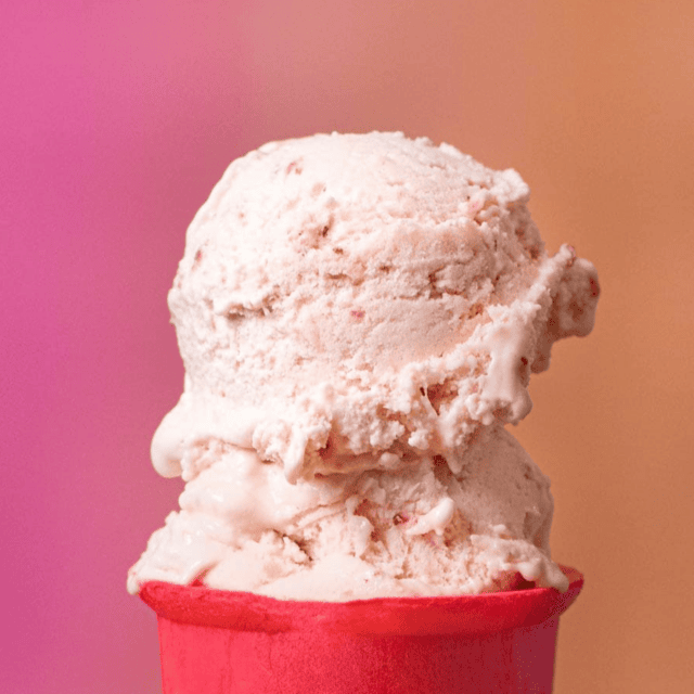 Dessert on a cone