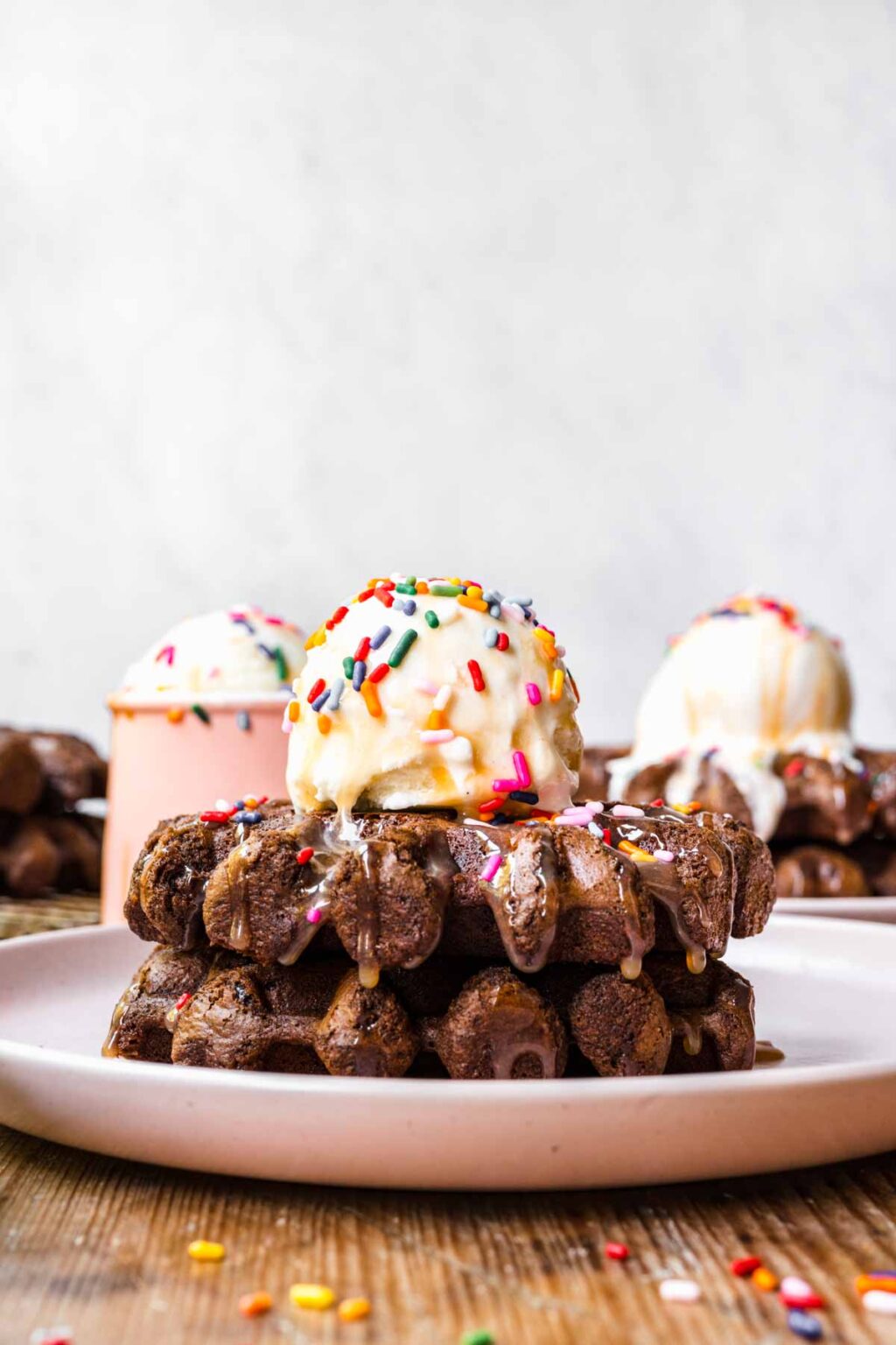 Waffle Iron Brownies Recipe Dinner, then Dessert