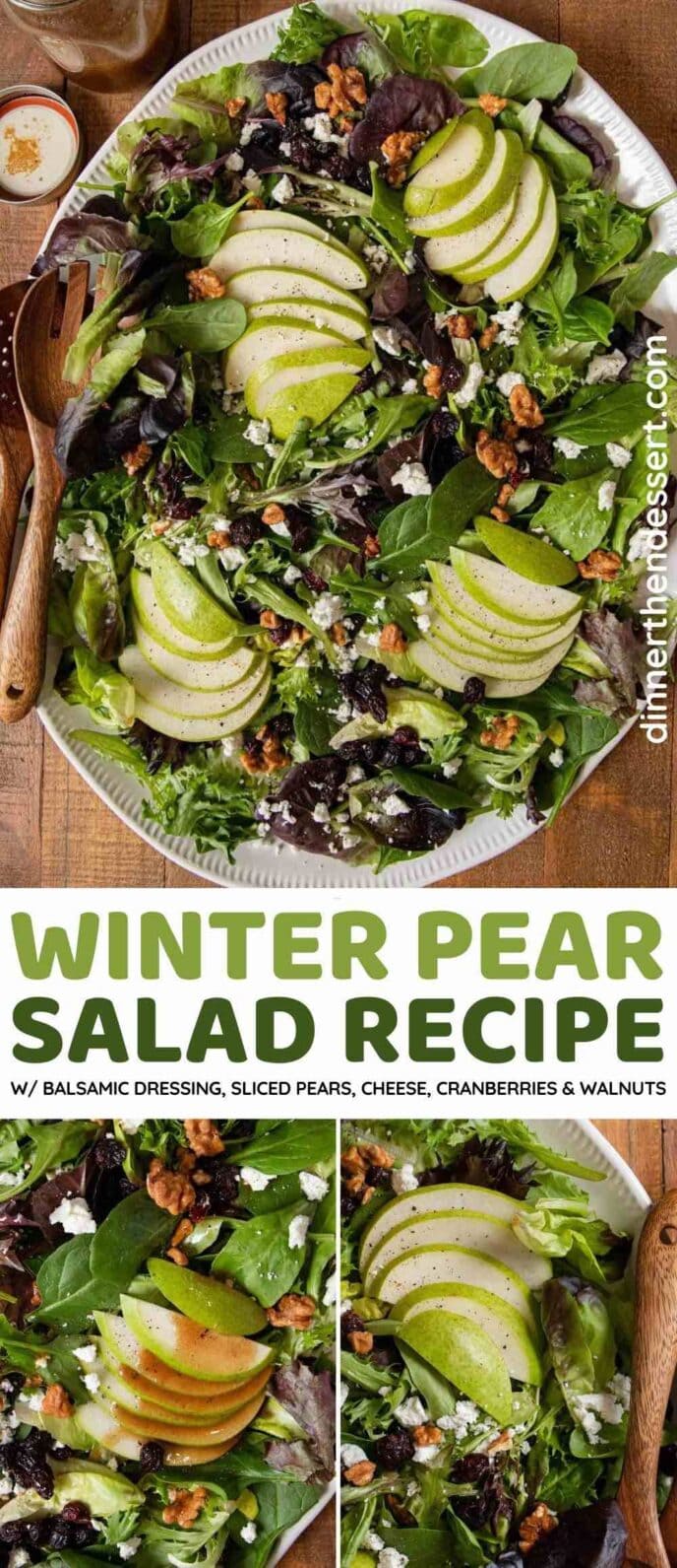 Winter Pear Salad collage