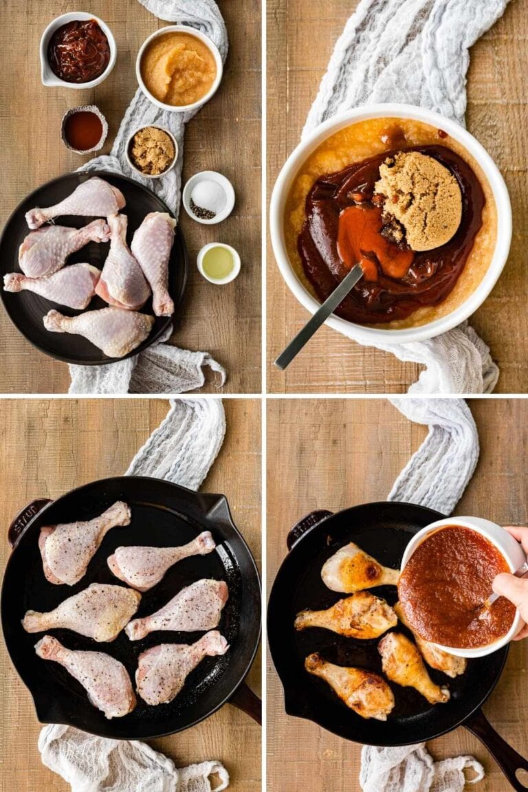 Applesauce BBQ Chicken Recipe Dinner, then Dessert