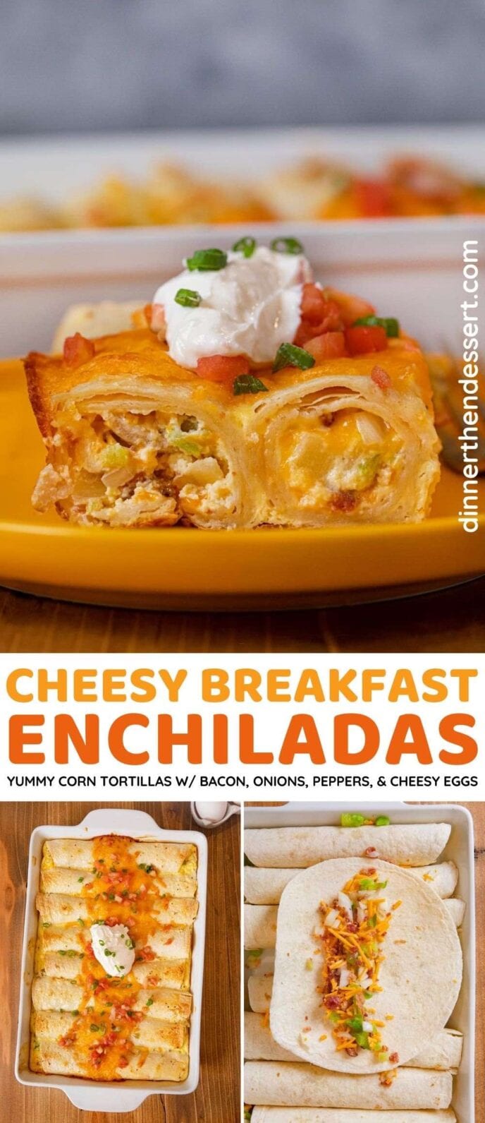 Breakfast Enchiladas collage