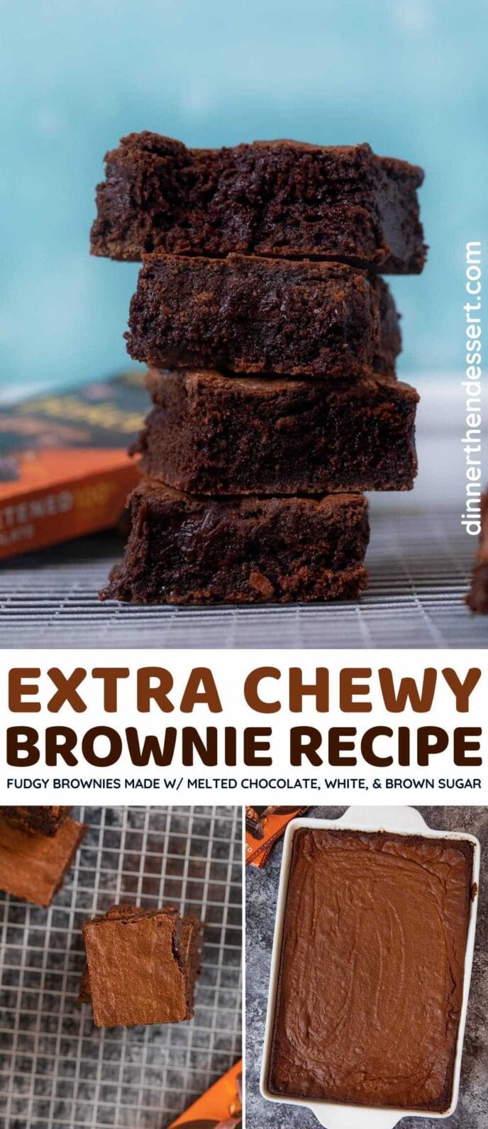 Chewy Brownies collage