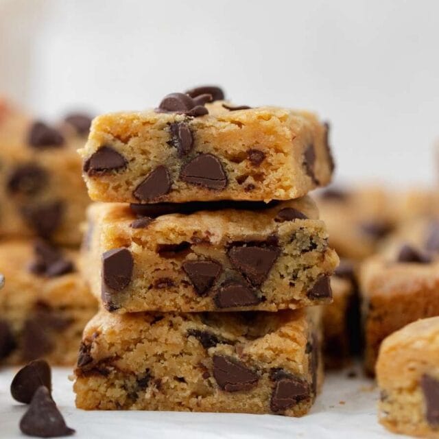 stack of blondies