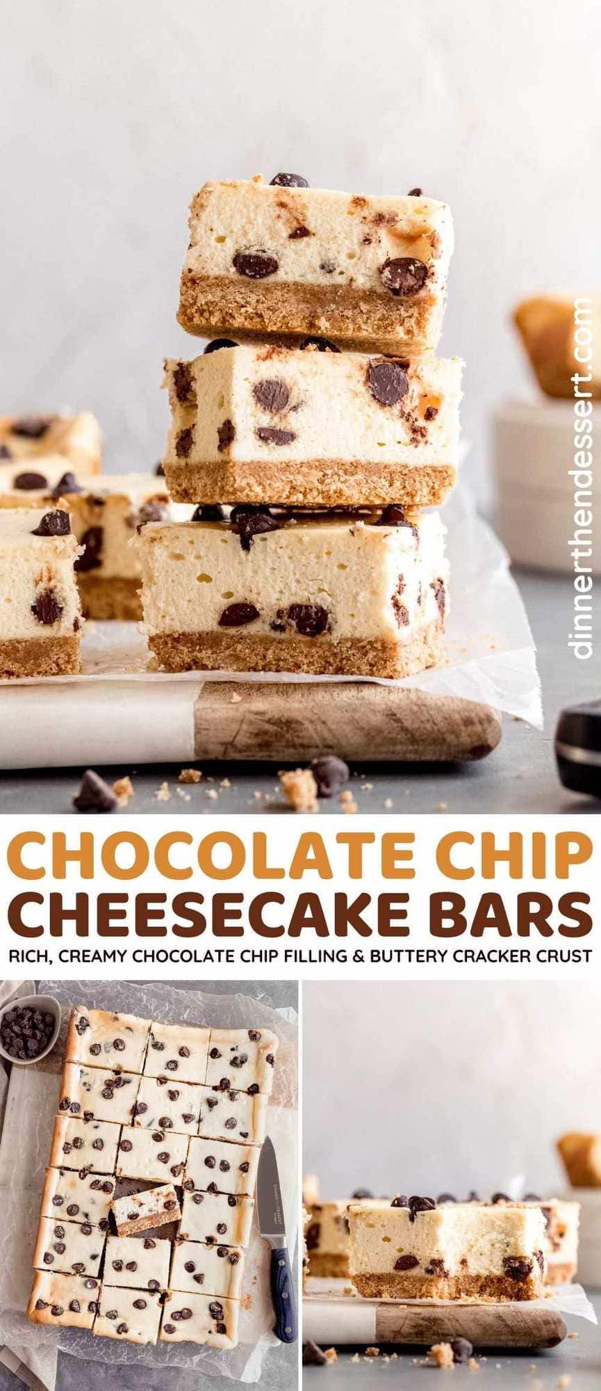 Cream Cheese Bars with Chocolate Chips