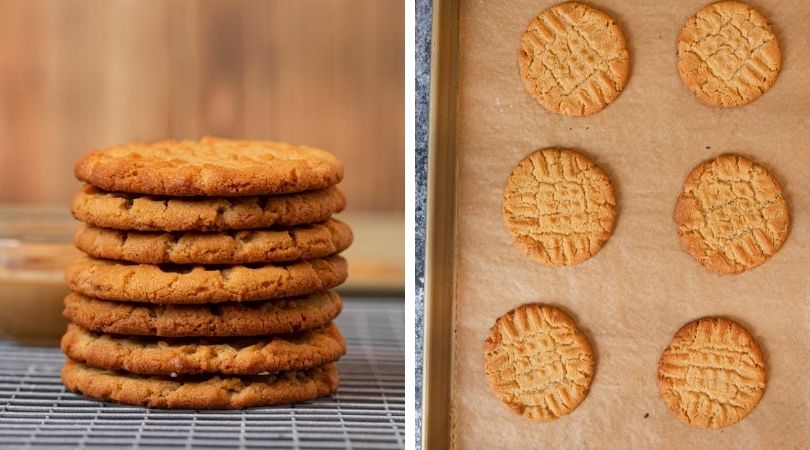 Crispy Peanut Butter Cookies Recipe [VIDEO] - Dinner, Then Dessert