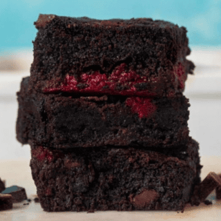 Stack of brownies