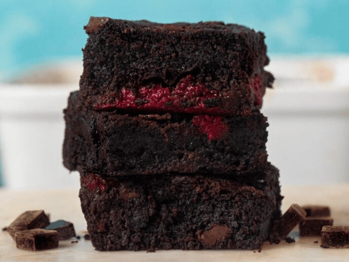 Stack of brownies 