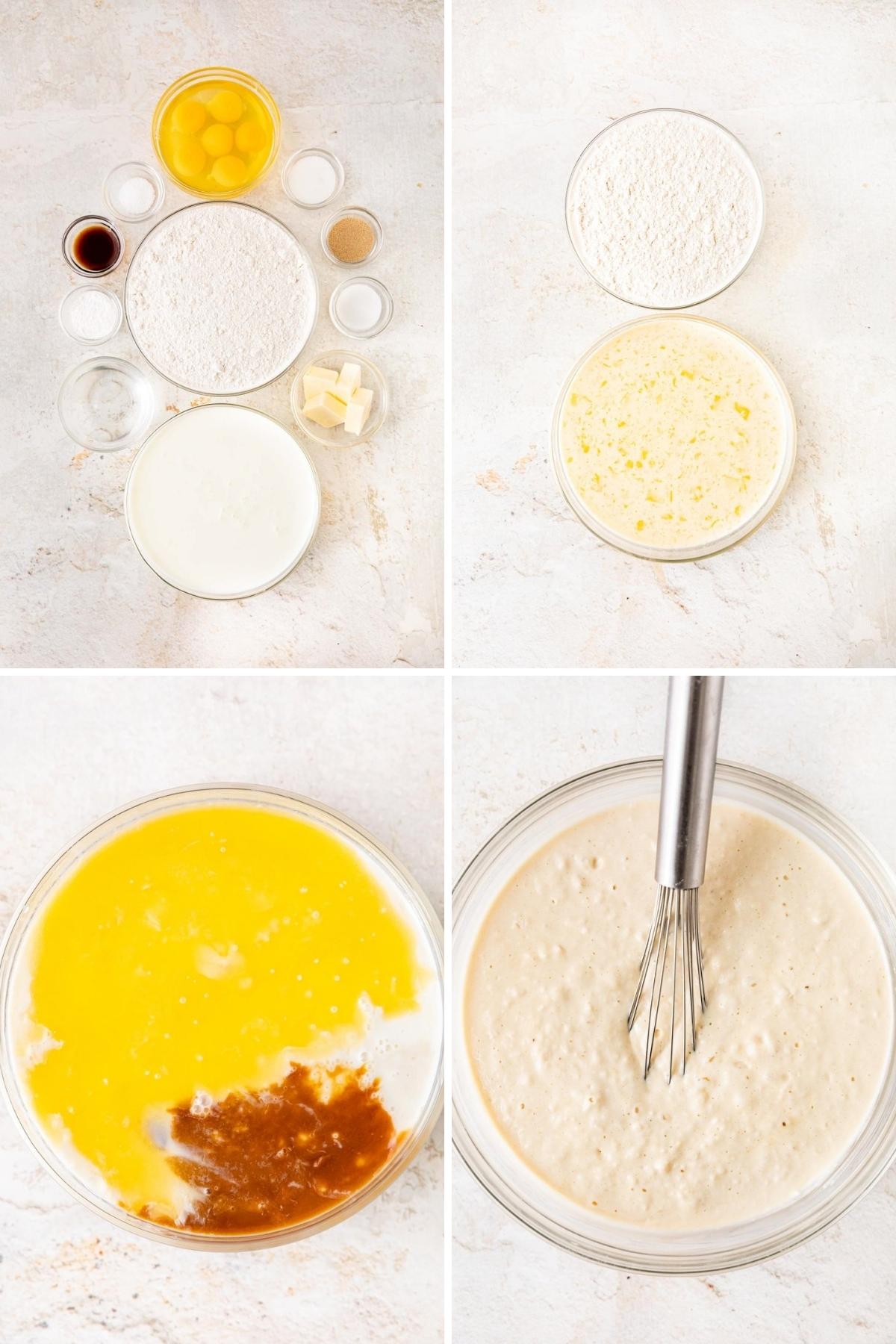 Overnight Pancakes Collage
