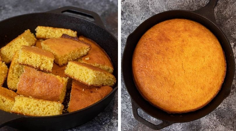 Skillet Bacon Cornbread Recipe - Dinner, then Dessert