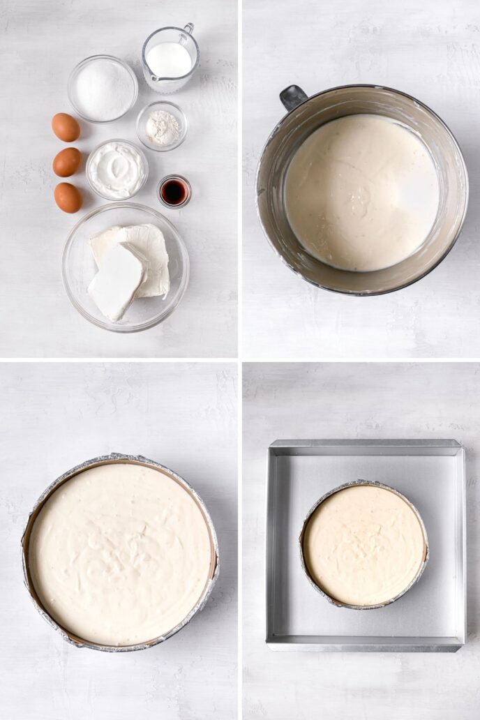 Sour Cream Topped Cheesecake Recipe Dinner, then Dessert
