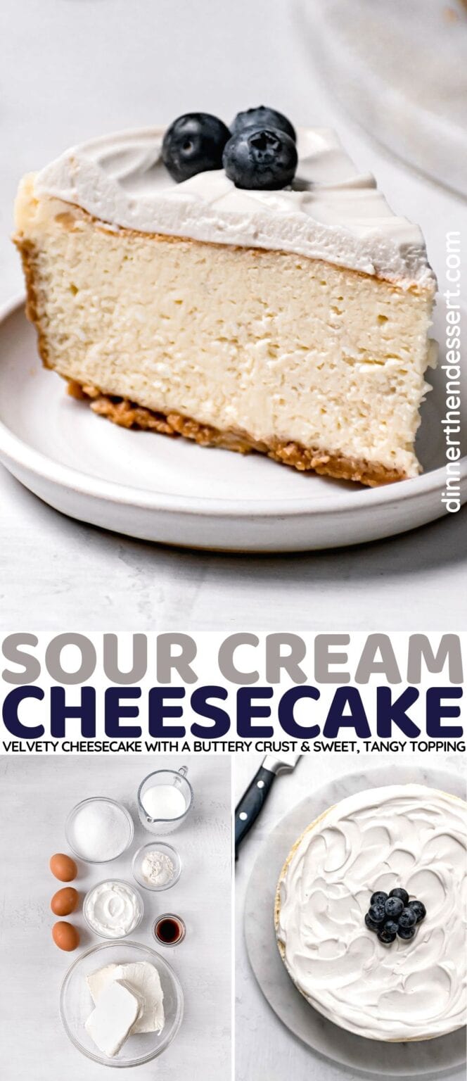 Sour Cream Topped Cheesecake Recipe Dinner Then Dessert 7728