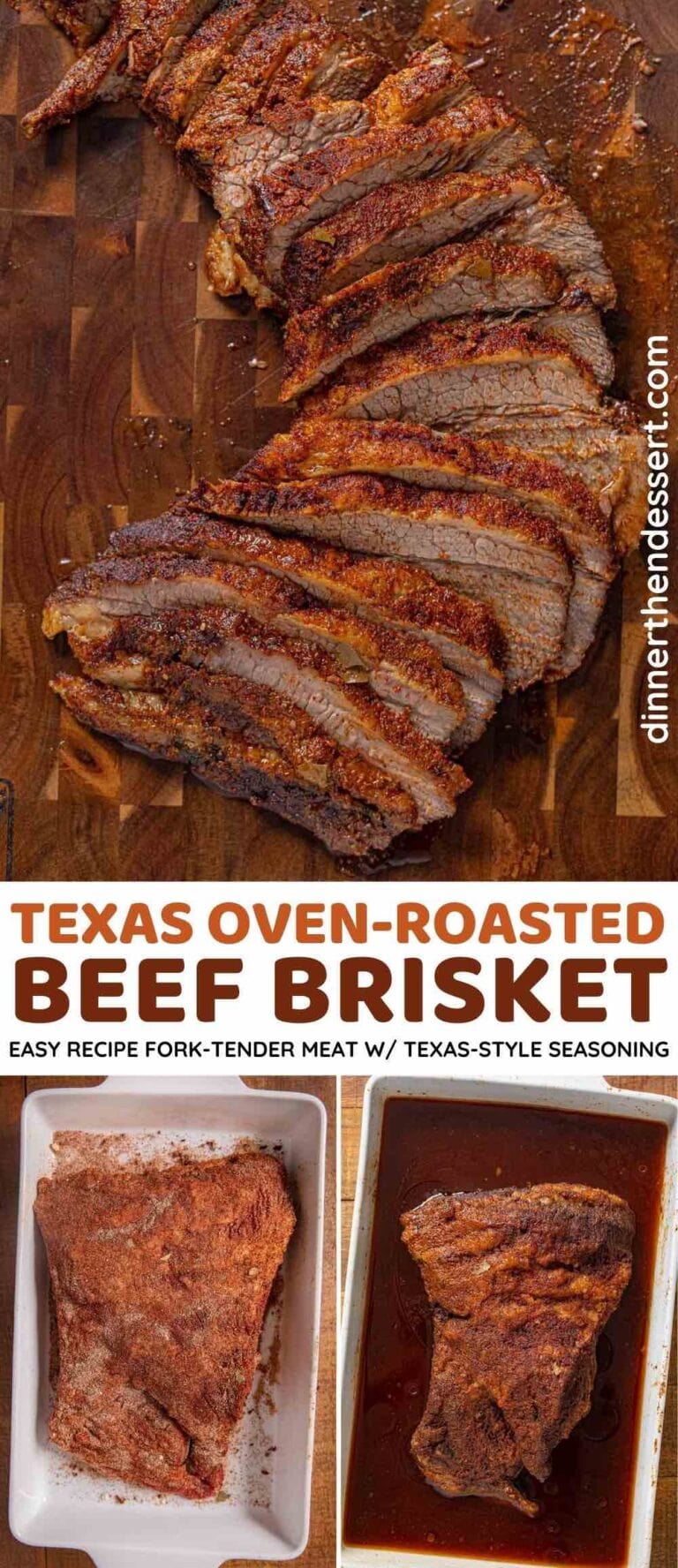 Easy Texas OvenRoasted Beef Brisket Recipe Dinner, then Dessert