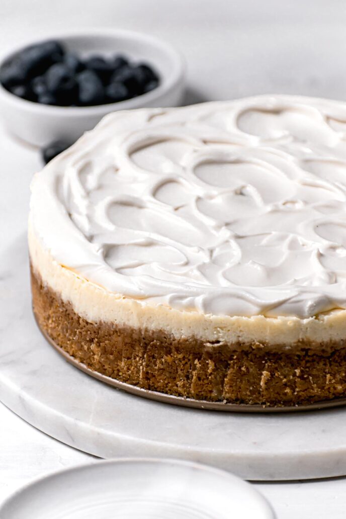 Sour Cream Topped Cheesecake Recipe Dinner Then Dessert 9408