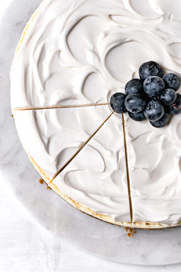 Sour Cream Topped Cheesecake Recipe Dinner, then Dessert