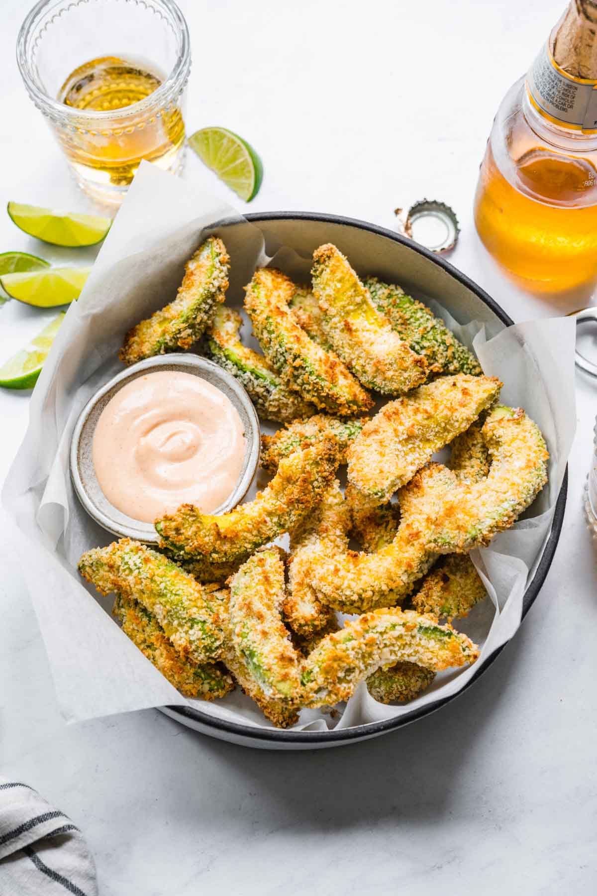 Avocado Fries in bowl