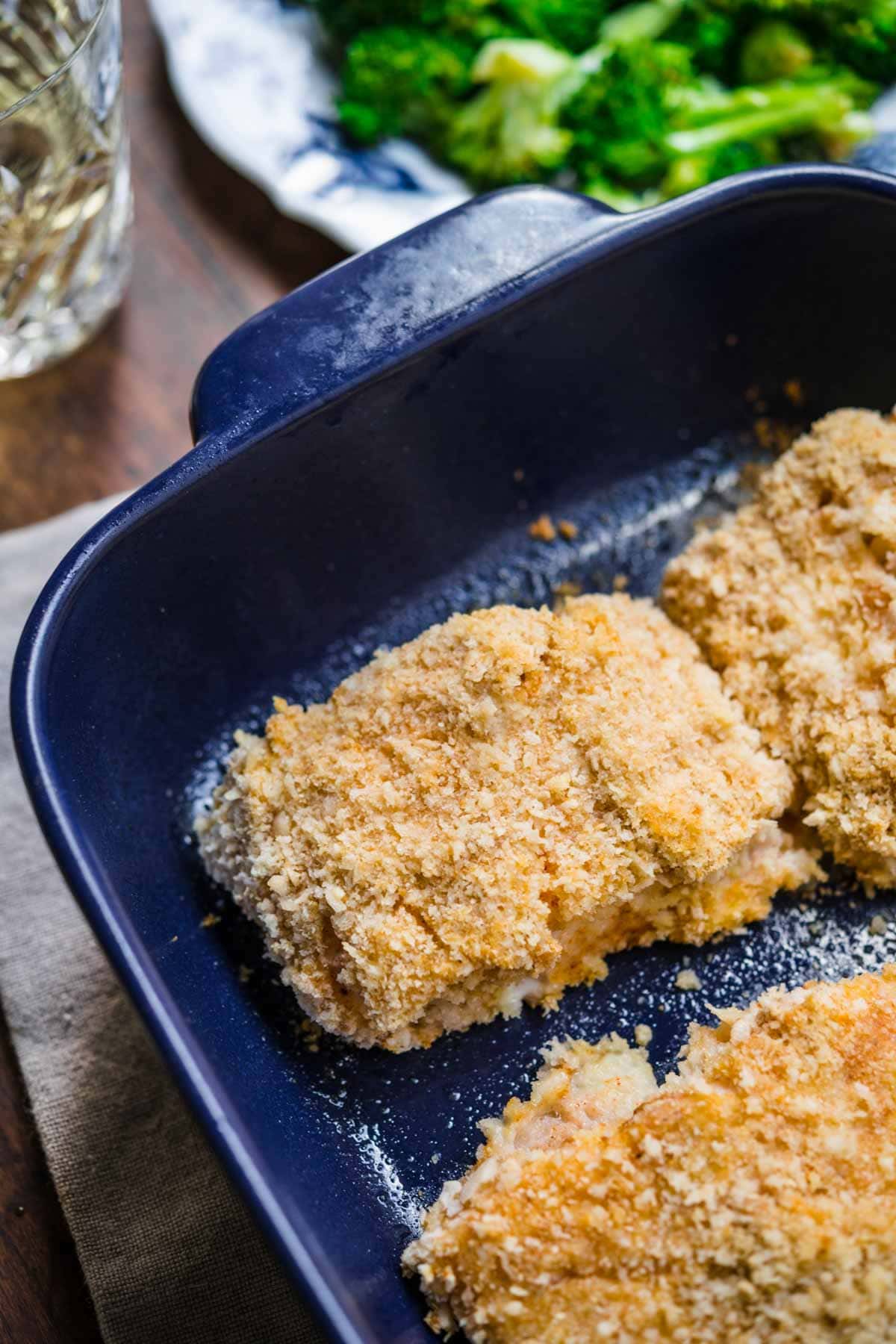 Baked Cod in baking dish