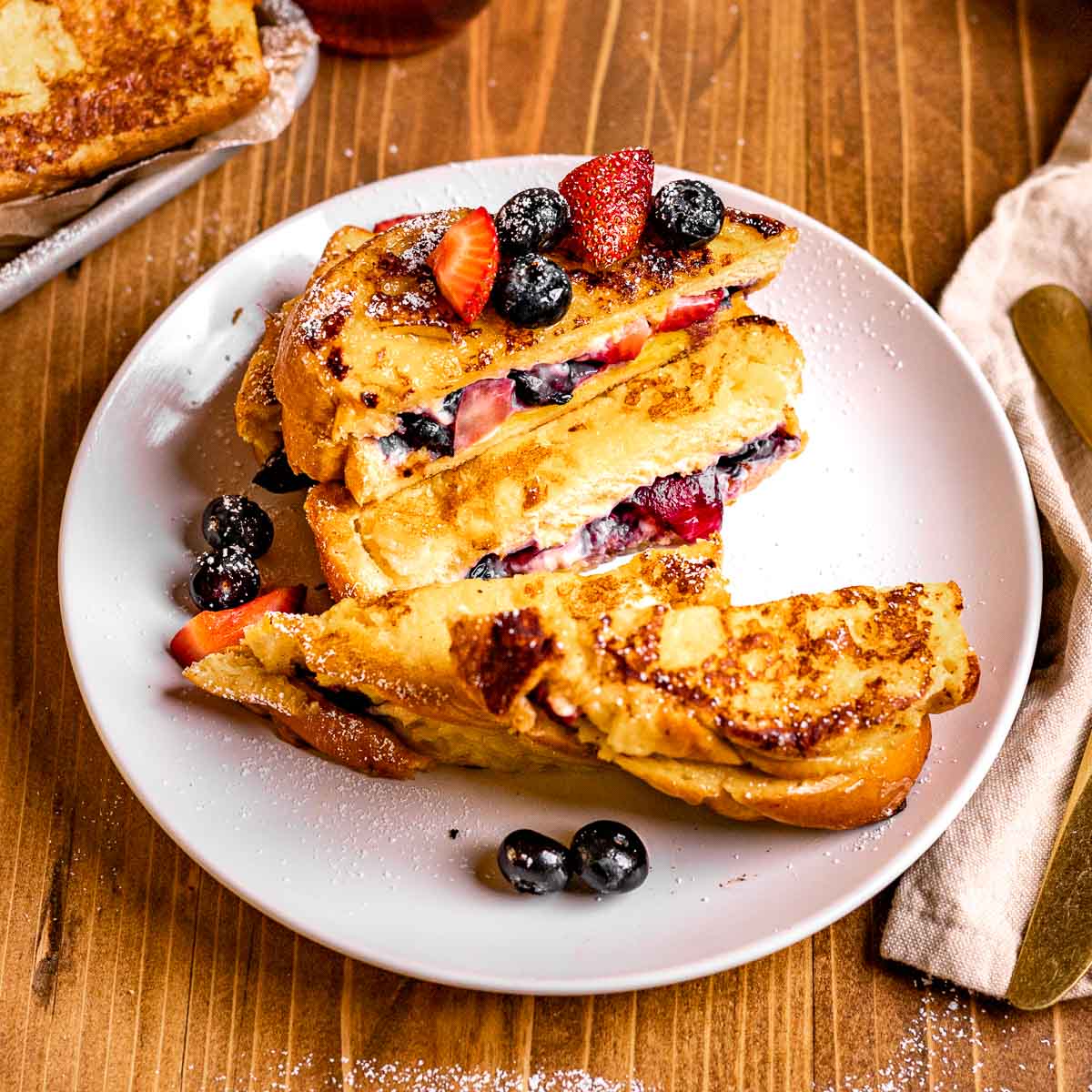 Berry Stuffed French Toast image