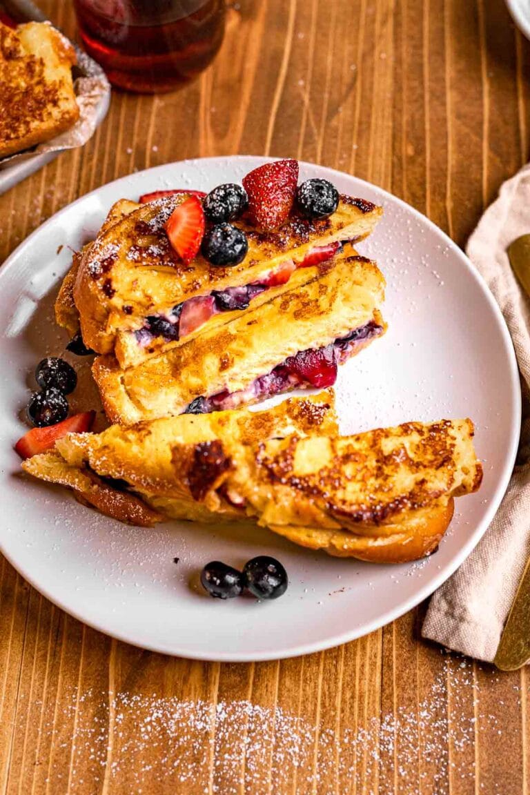 Berry Stuffed French Toast Recipe Dinner, then Dessert